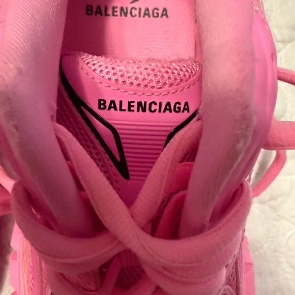 Balenciaga Bouncer Sneakers Women’s Size 10 Chunky Sole Pink Stunning - Picture 12 of 14